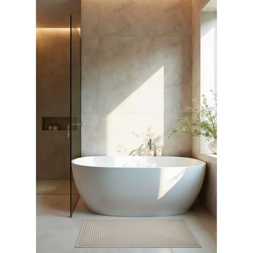 Tapis Lavable Mykonos 09 Crème - 80x150 Cm