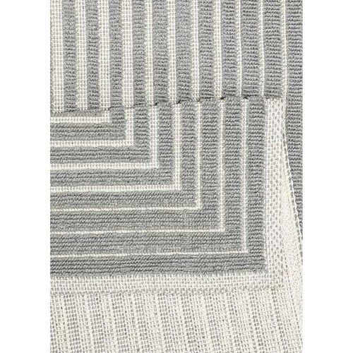 Tapis Lavable Mykonos 09 Gris - 80x150 Cm