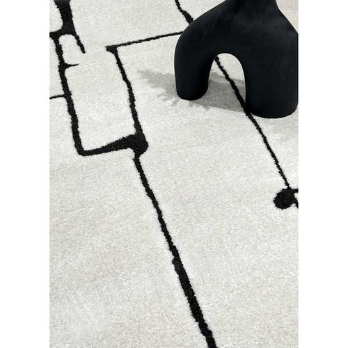 Tapis Abstrait Crème Paris 65 Crème - 200x200 Cm