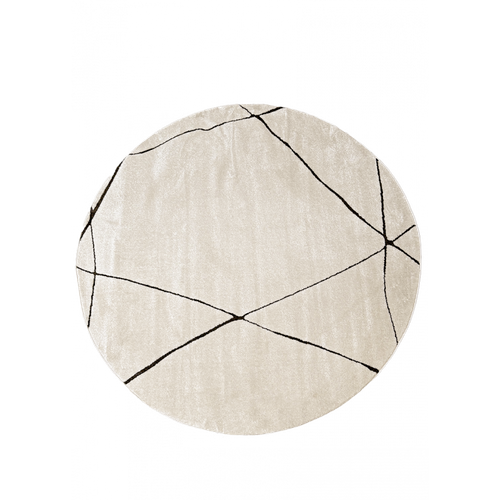 Tapis Abstrait Crème Paris 603 Crème - 200x200 Cm