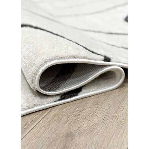 Tapis Abstrait Crème Paris 607 Crème - 80x300 Cm