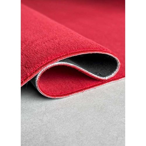 Tapis Uni Lavable En Machine Avignon Rouge - 200x290 Cm