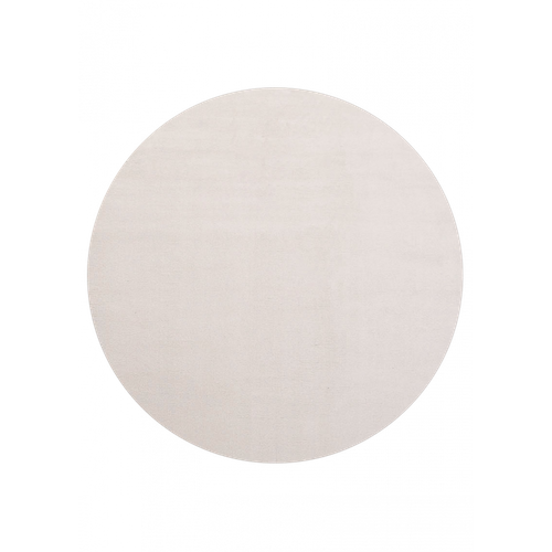 Tapis Uni Lavable En Machine Avignon Crème - 120x120 Cm