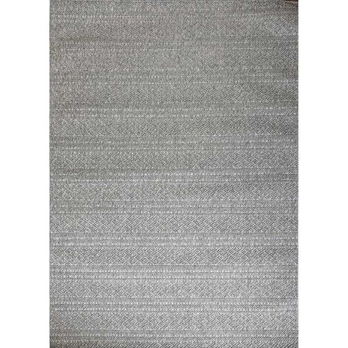 Tapis Extérieur Et Intérieur Ethnique Toulon 91 Gris - 120x170 Cm