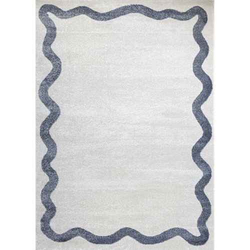 Tapis Moderne Coloré - Annecy 12 Gris - 80x300 Cm
