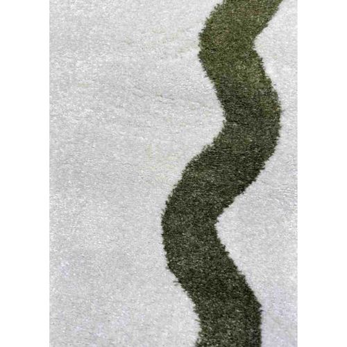 Tapis Moderne Coloré - Annecy 12 Vert - 80x300 Cm