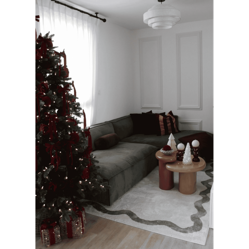 Tapis Moderne Coloré - Annecy 12 Vert - 80x150 Cm