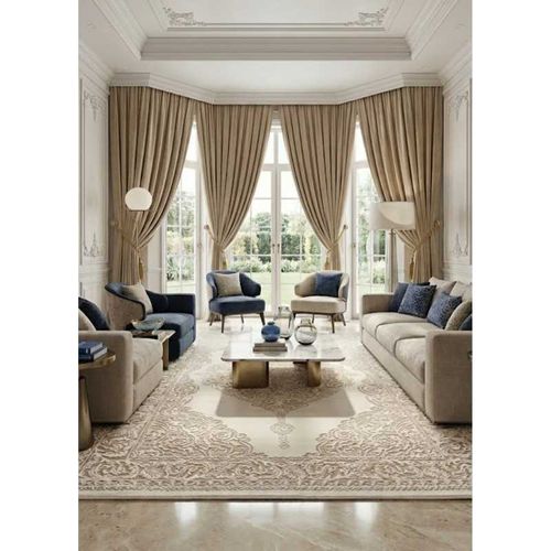 Tapis Oriental - Lyon 80 Crème - 80x150 Cm