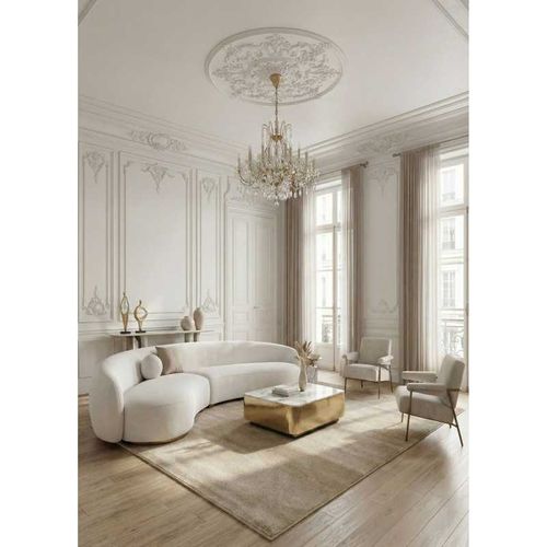 Tapis Uni Chili Beige - 300x400 Cm