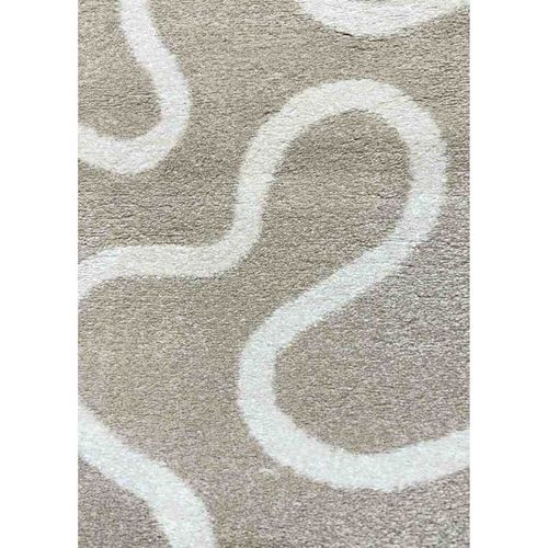 Tapis Abstrait - Annecy 13 Beige - 80x150 Cm