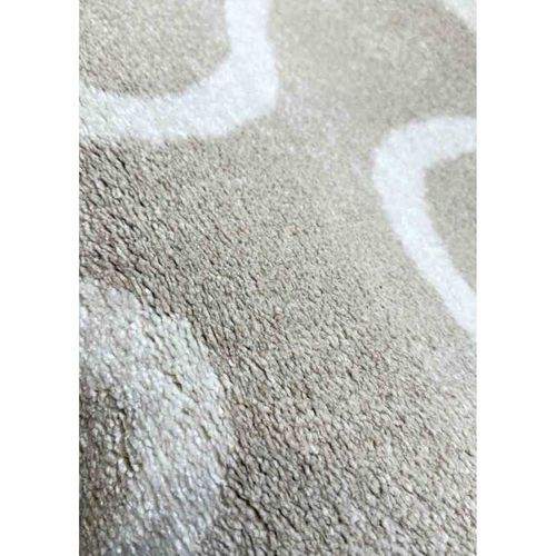 Tapis Abstrait - Annecy 13 Beige - 80x150 Cm