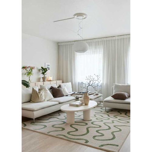 Tapis Abstrait - Annecy 13 Vert - 80x150 Cm