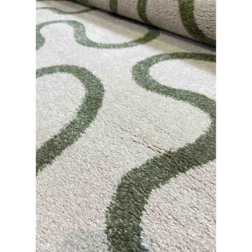 Tapis Abstrait - Annecy 13 Vert - 80x150 Cm