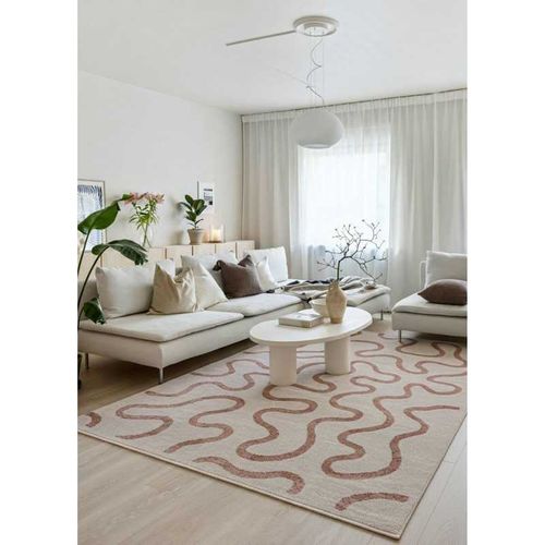 Tapis Abstrait - Annecy 13 Terracotta - 80x300 Cm