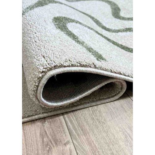 Tapis Abstrait - Annecy 13 Vert - 80x300 Cm