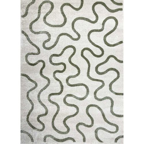 Tapis Abstrait - Annecy 13 Vert - 80x300 Cm