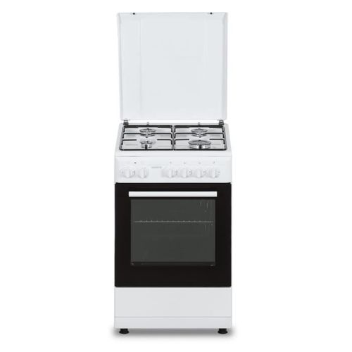 Cuisinière Gaz - Oceacg50gw - 4 Feux - L49,8 Xp61 Xh 86 Cm - Blanc