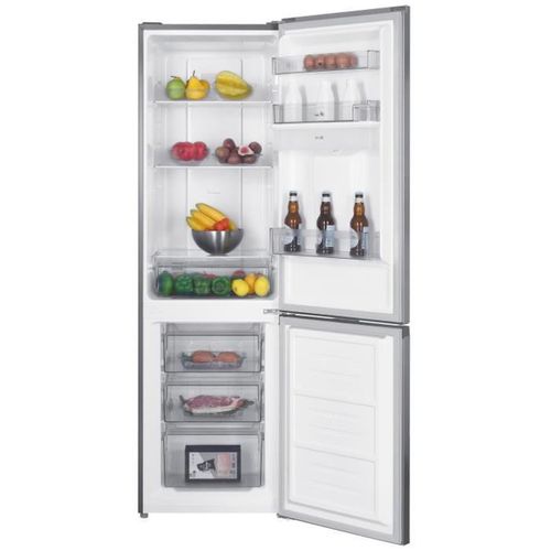 Réfrigérateur Congélateur Bas  251l - Total No Frost - Inox - Classe D - L 55 Cm X H 180 Cm