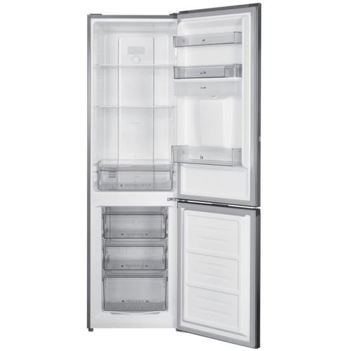 Réfrigérateur Congélateur Bas  251l - Total No Frost - Inox - Classe D - L 55 Cm X H 180 Cm