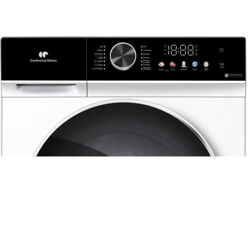 Lave-linge Séchant - Cels106w - 10kg / 6kg - Moteur Induction Directe - 60 Cm - 1200 Trs/min - Blanc