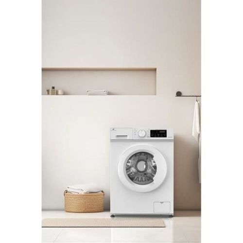 Lave-linge Hublot - Cell712iw3 - 7 Kg - Induction - 60 Cm - 1200 Trs/min - Blanc