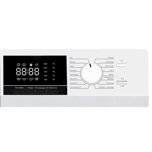 Lave-linge Hublot - Cell8140iw1 - 8kg - Moteur Induction - 60 Cm - 1400 Trs/min - Blanc