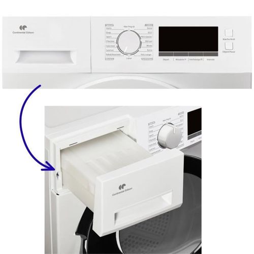 Seche-linge Pompe à Chaleur  Cesl8pcwd - 8 Kg - 60 Cm - Classe D - Blanc
