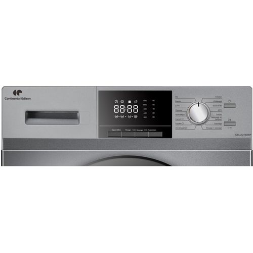 Lave-linge Hublot - Cell12140isp - 12kg - Induction - 60 Cm - 1400 Trs/min - Silver