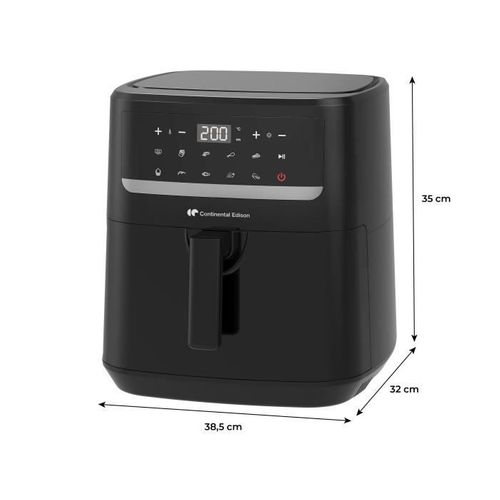 Friteuse à Air Sans Huile - Cefr240092l - 1800 W - 9,2 L - Noir