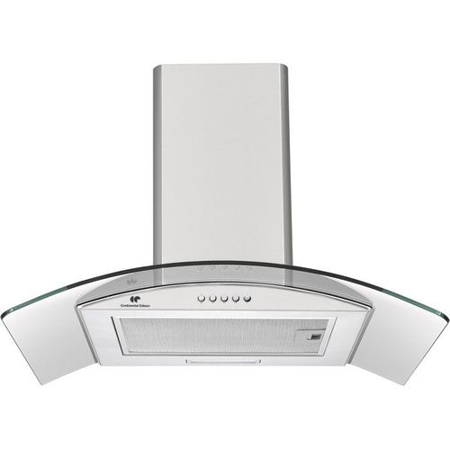 Hotte Décorative - Ceh60gs2 - Classe à - 60 X 47 X 50/84 Cm - Inox / Verre