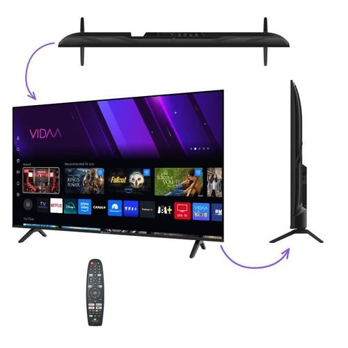 TV LED Uhd - 55“ (139 Cm) - 3xhdmi - 2xusb - Noir - Celed55sv2ud25b6