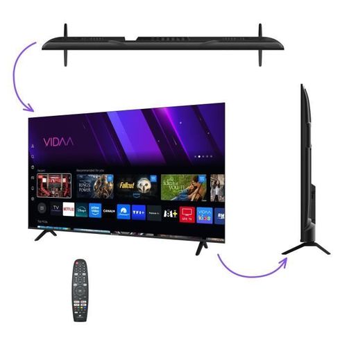 Téléviseur QLED - 65“ (164 Cm) - 3xHDMI - 2xUSB - Noir - Celed65sv2ql25b6