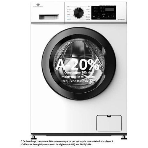 Lave-linge Hublot  Cell8120iwp - 8 Kg - Induction - L60cm - 1200 Trs / Min - Classe à - Blanc Hublo