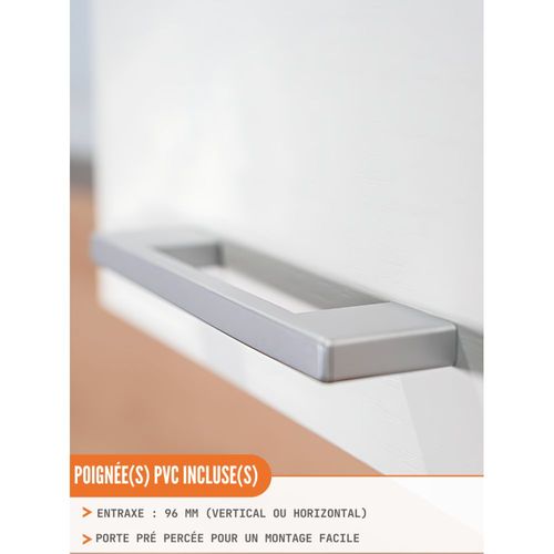 Meuble Bas De Cuisine Eco Blanc 1 Porte L 30 Cm