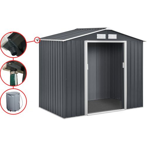 Gouttière Pour Abri De Jardin En Métal Et Garage De 13 à 18.5m2