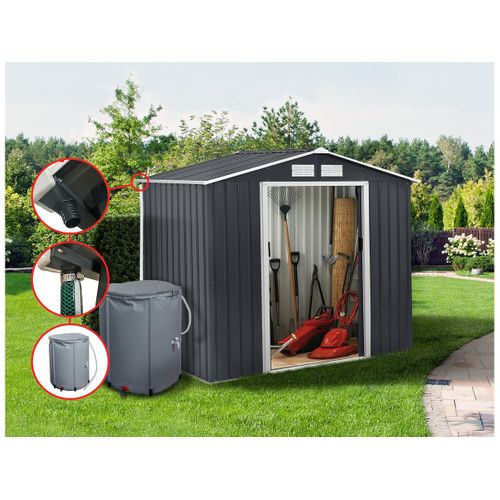 Gouttière Pour Abri De Jardin En Métal Et Garage De 13 à 18.5m2