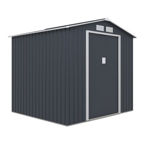 Abri De Jardin Métal "vegas" - 4,07 M² - Gris