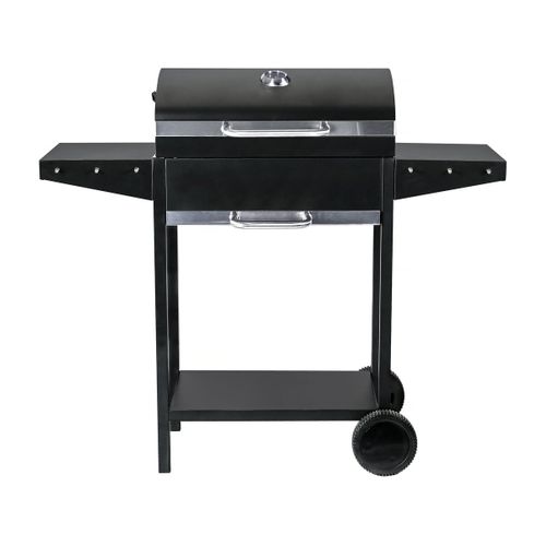 Barbecue Charbon De Bois "bizon" - 119 X 50 X 101 Cm - Noir