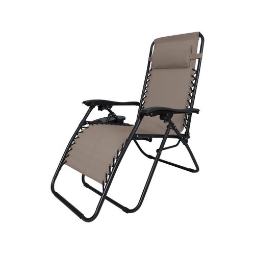 Fauteuil De Jardin Relax Zéro Gravité "sintra" - Taupe