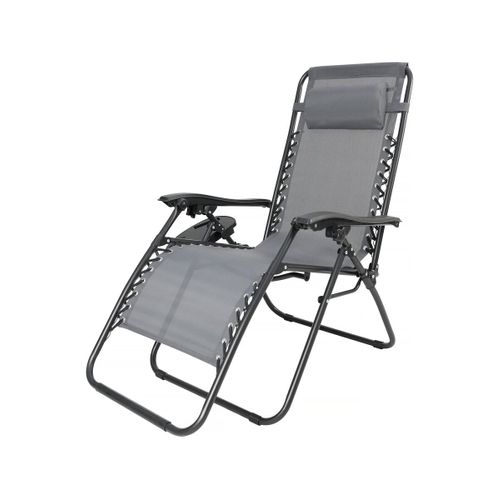 Fauteuil De Jardin Relax Zéro Gravité "sintra" - Gris