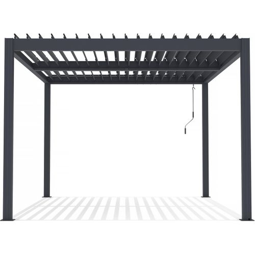 Pergola Bioclimatique En Aluminium "windsor" - 3 X 4 M - Anthracite