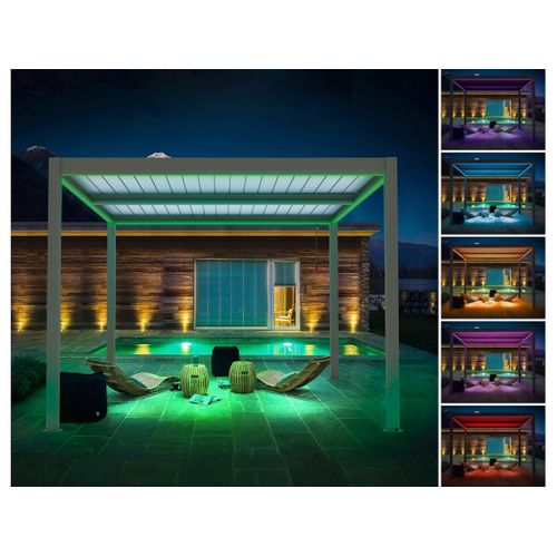 Pergola Bioclimatique "windsor" - 3 X 4 M - Taupe