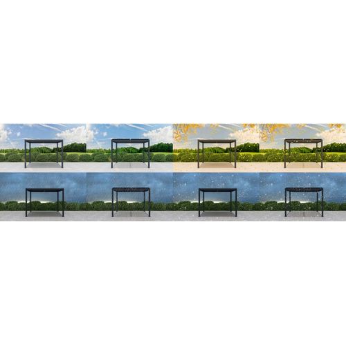 Pergola Bioclimatique En Aluminium "windsor" - 3 X 3 M - Anthracite