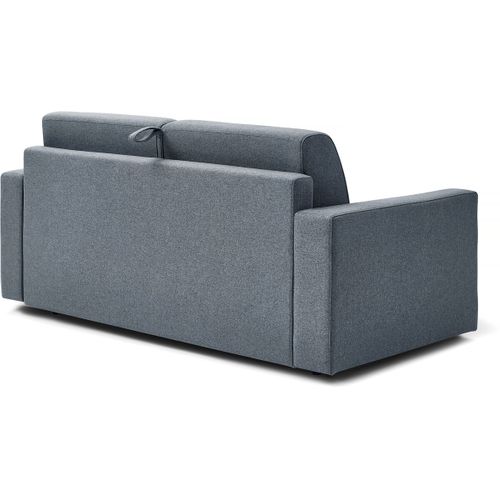 Canapé Convertible Express En Tissu "diana" - Couchage 120 Cm - 2 Places - Gris