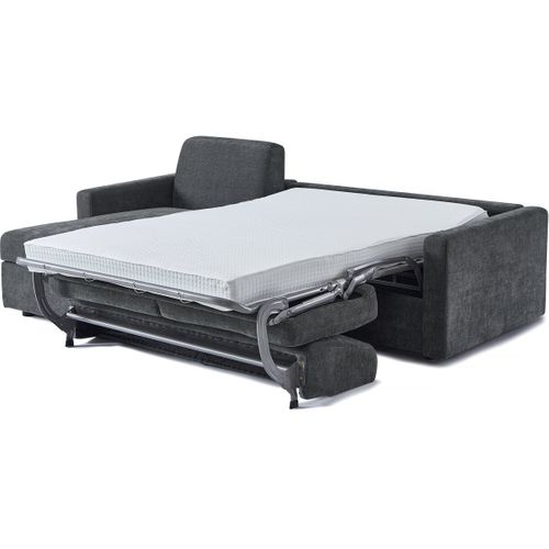 Canapé D'angle Réversible Et Convertible Express En Tissu "celia" - 3 Places - Gris