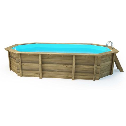 Piscine Bois "florida 145 " - 6.57 X 4.57 X 1.45 M