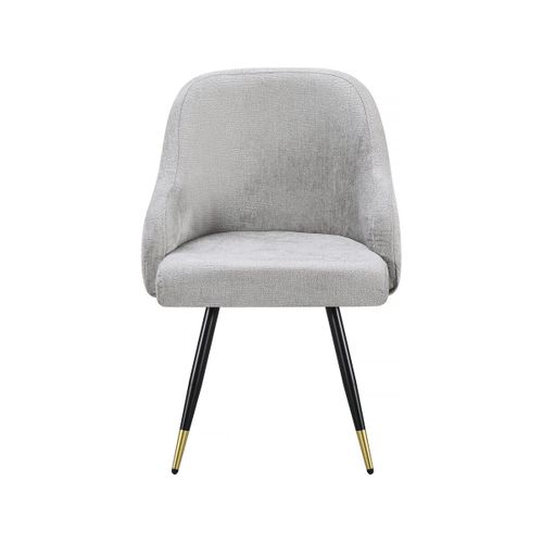 Lot De 2 Chaises En Tissu "harmony" - 54 X 57 X 90 Cm - Gris