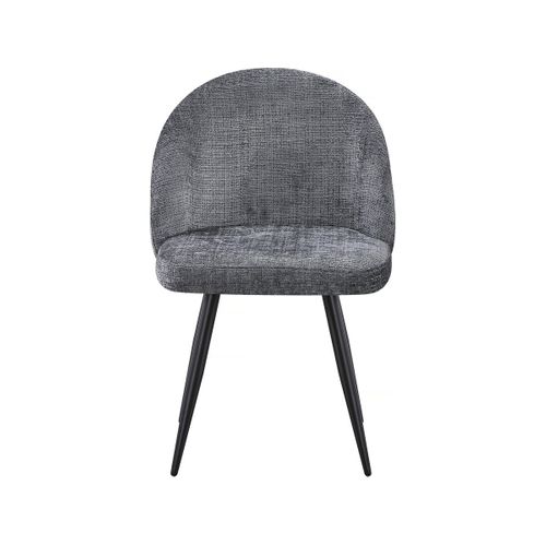 Lot De 2 Chaises En Tissu "samuel" - 53 X 51 X 82 Cm - Gris