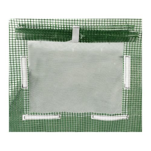 Serre Tunelle De Jardin 4,5 X 2 M "lys" - 9 M² - 130g - Vert