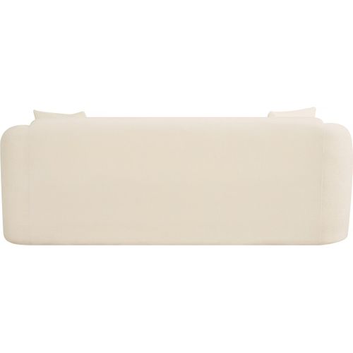 Canapé Droit Fixe En Tissu "ondine" - 3 Places - Beige